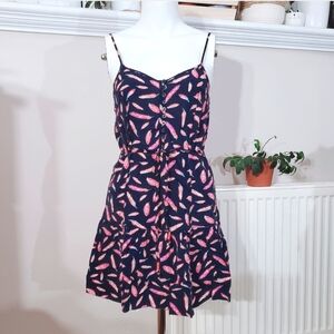 Vintage Aéropostale Pleated Drop Waist Button Dress